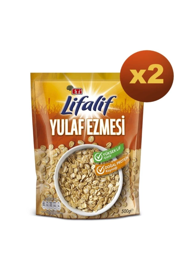 Eti Lifalif Yulaf Ezmesi 500 Gr x 2 Paket ürün görseli 1