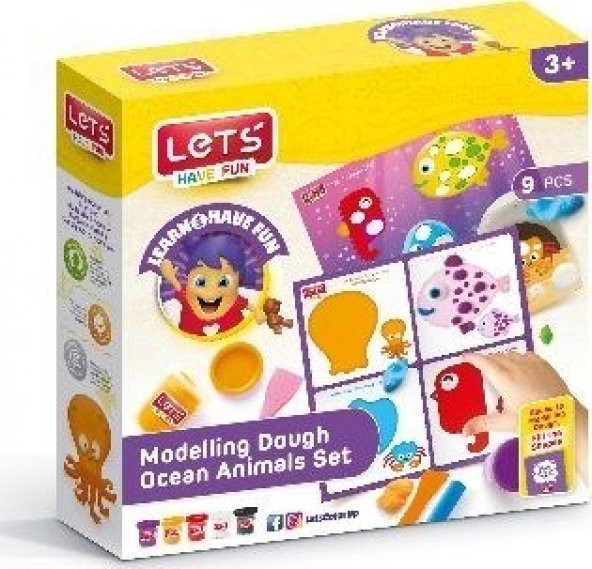Lets Deniz Canlıları Oyun Hamuru Mat 5 100 Gr Oyu L9012 ürün görseli 1