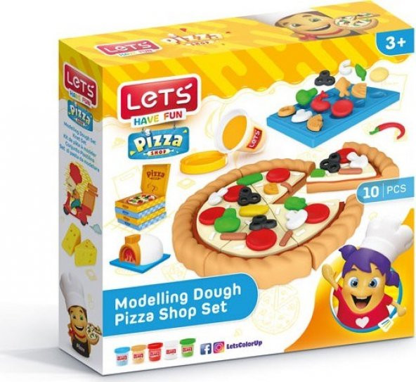 Lets Oyun Hamuru Pizza Seti L9004 ürün görseli 1