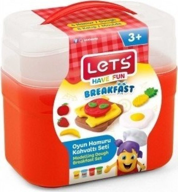 Lets Modelleme Seti Oyun Hamuru Kahvaltı Seti ürün görseli 1