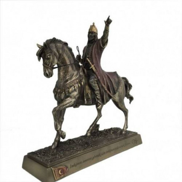VERONESE BİBLOLAR - Wise Fatih Sultan Mehmet-F.S. MEHMET BRONZ-28,5-11-29 CM-jTU09490A4 ürün görseli 1