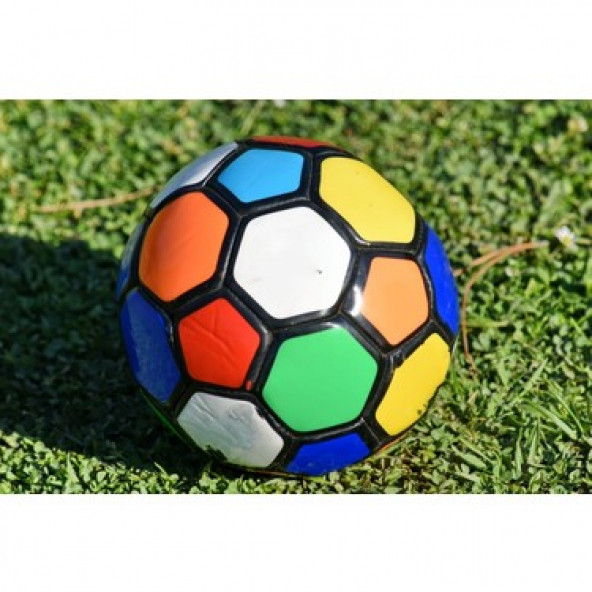 futbol topu  desenli karışık renklerde ürün görseli 1
