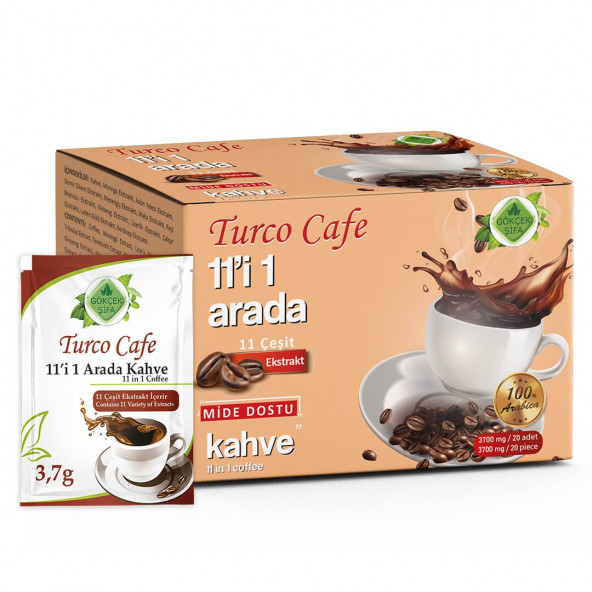 Turco Cafe 11'i 1 Arada Ekstrakt Karışımlı Kahve ürün görseli 1