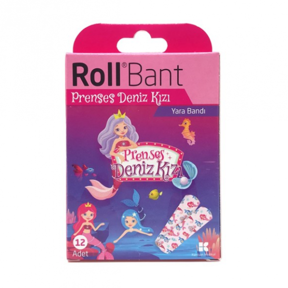 Roll Bant Yara Bandı Prenses Deniz Kızı 12li ürün görseli 1
