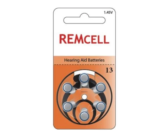 Remcell 13 İşitme Cihazı Pili 6'lı ürün görseli 1