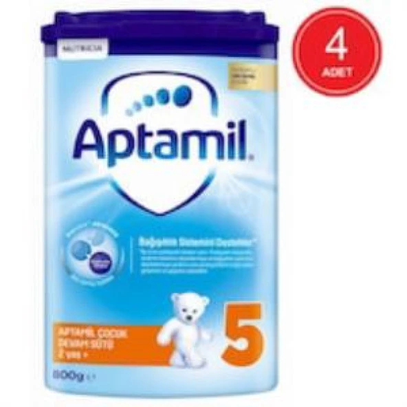 Aptamil 5 Akıllı Kutu Çocuk Devam Sütü 2+ Yaş 4 X 800 G - Resim 2