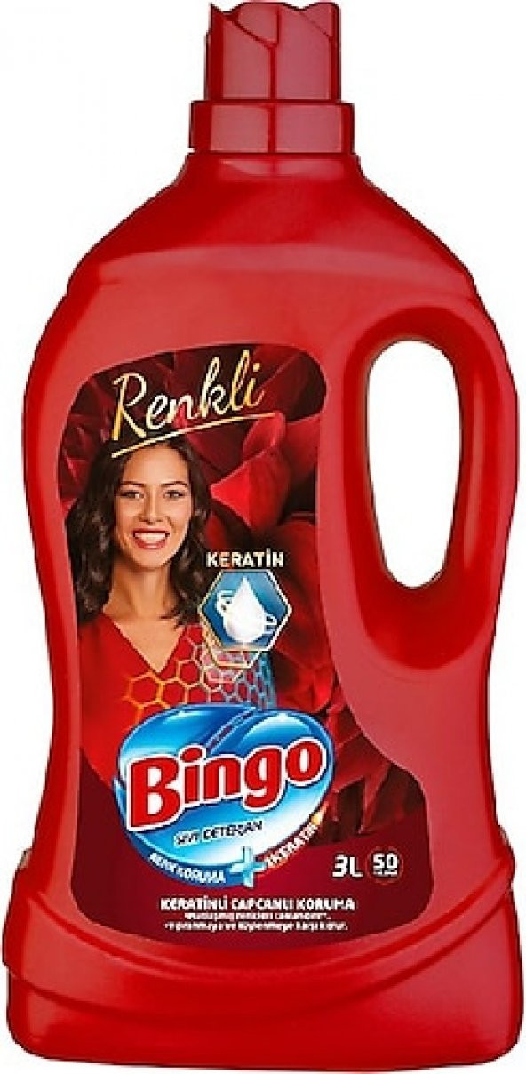 Bingo Renkliler İçin Sıvı Deterjan 50 Yıkama 3 L ürün görseli 1