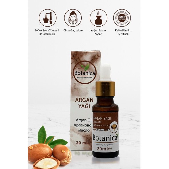 Botanica  Argan Yağı 20 ml - Resim 2