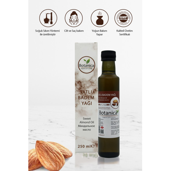 Botanica  Badem Yağı  250ml - Resim 3