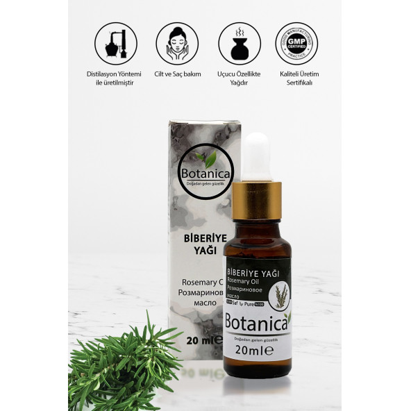 Botanica  Biberiye Yağı 20 ml - Resim 2