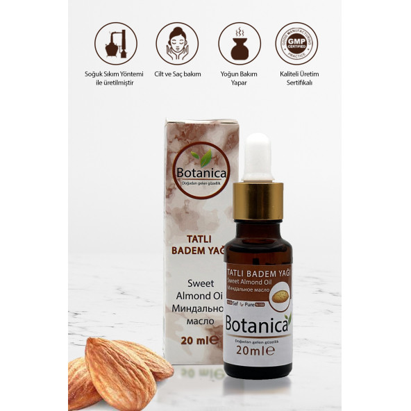 Botanica Badem Yağı 20 ml - Resim 2