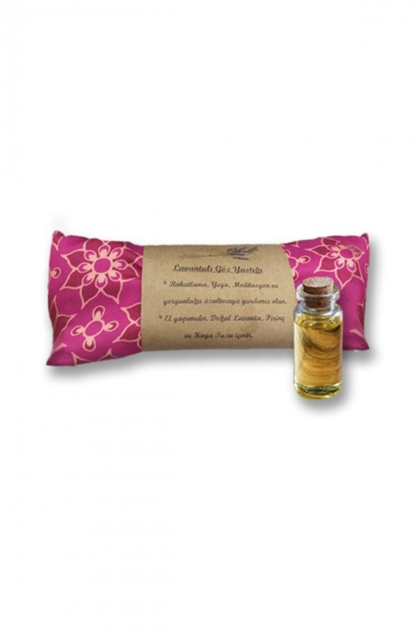 Meditasyon Yoga  Göz Bandı  Aromaterapik  Lavanta Göz Yastığı (lavanta Yağı Hediyeli) ürün görseli 1