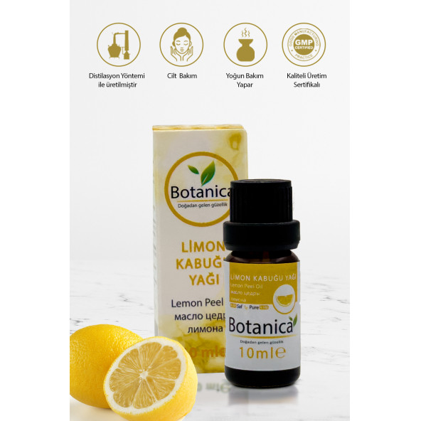 Botanica Aromaterapik Limon Yağı 10ml - Resim 2