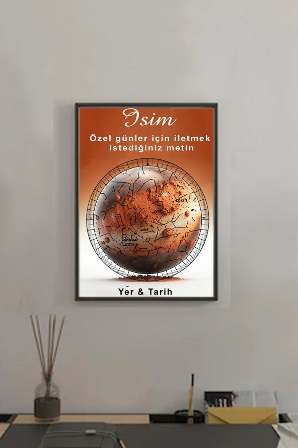 BNC DESIGN Kişiye Özel Gökyüzü Yıldız Haritası Hediye Tablo Spotify Kodlu Doğum Haritası ürün görseli 1