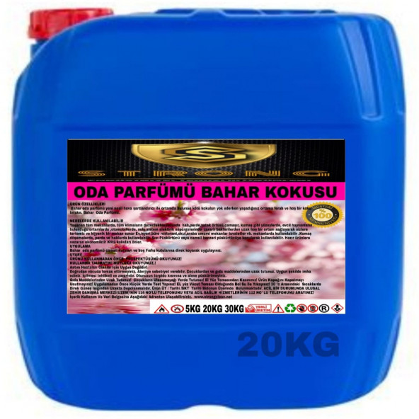 STRONG ODA PARFÜM BAHAR 20KG ürün görseli 1