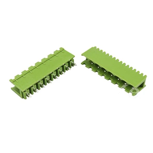 8 Pin Geçmeli Klemens 180' Erkek 5.08mm Yeşil ürün görseli 1