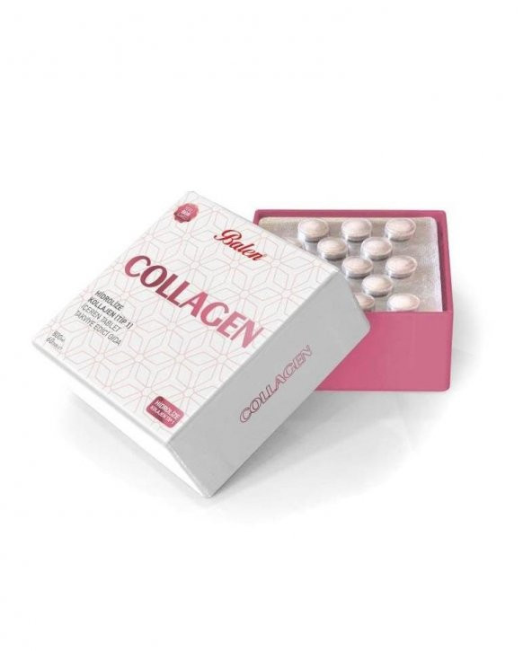 Balen Collagen Hidrolize Kolajen ( Tip 1 ) 800 Mg 60 Tablet ürün görseli 1