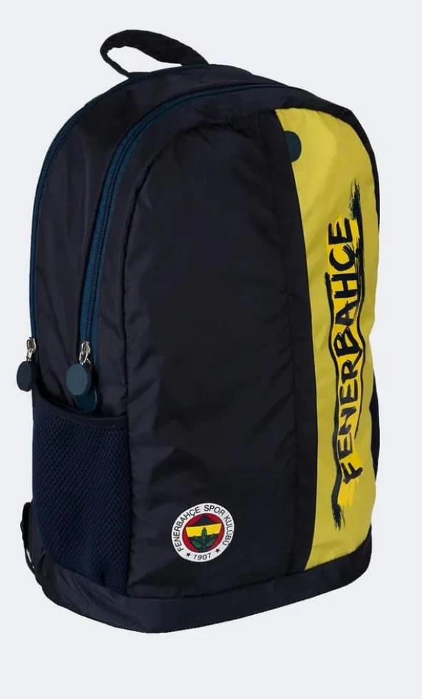 Fenerbahçe Lisanslı Kaligrafik Baskılı Lacivert Sırt Çantası ürün görseli 1