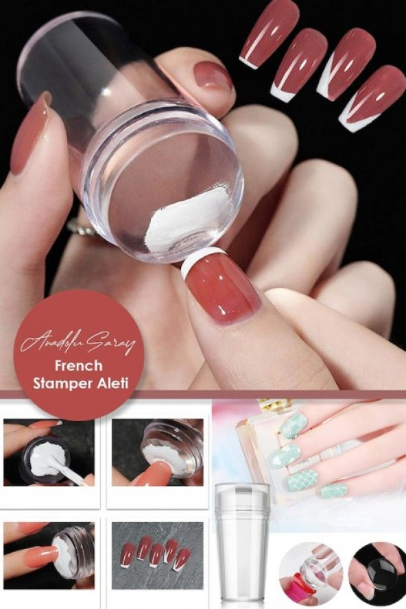Tırnak Süs Damgası French Stamper ürün görseli 1