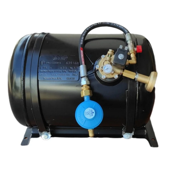 Karavan Lpg Tankı Yatay 32 Litre Hazır Set ürün görseli 1