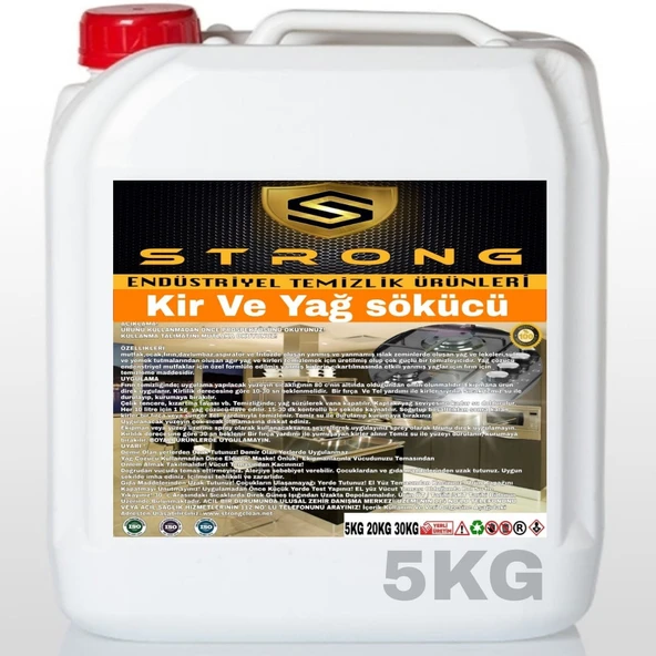 STRONG KİR VE YAĞ SÖKÜCÜ 5KG ürün görseli 1