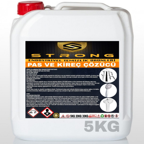STRONG PAS KİREÇ ÇÖZÜCÜ 5KG ürün görseli 1
