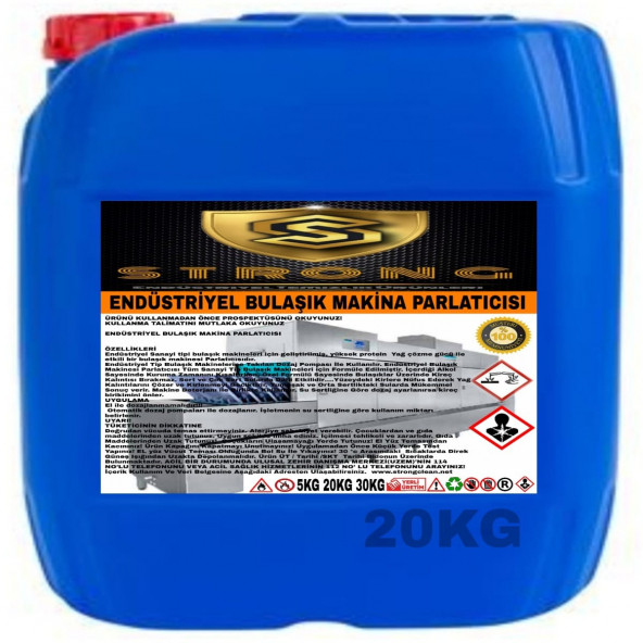 STRONG BULAŞIK MAKİNE PARLATICISI 20KG ürün görseli 1