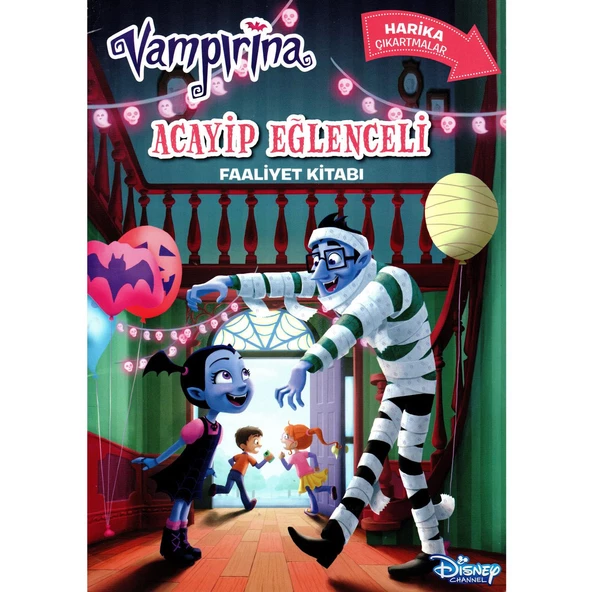 Disney Vampirina Çıkartmalı Aktivite Kitabı Acayip Eğlenceli Faaliyet Kitabı ürün görseli 1