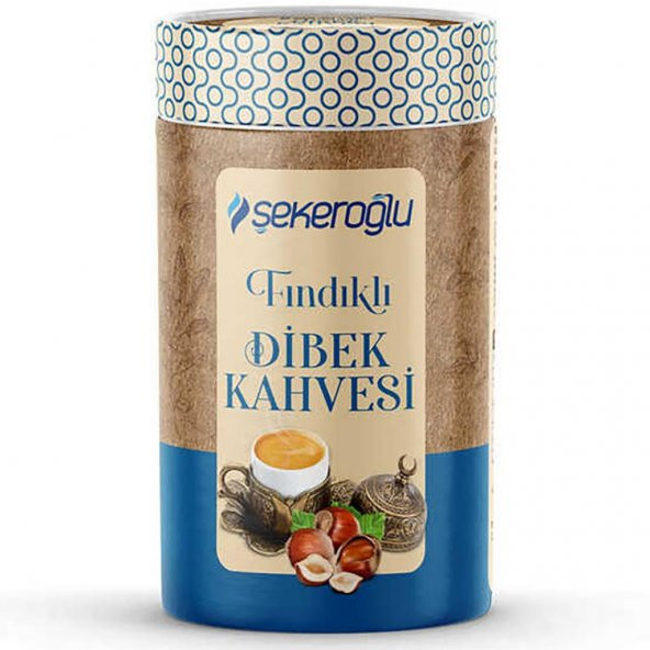 Şekeroğlu Fındıklı Dibek Kahvesi 200 Gr Silindir ürün görseli 1