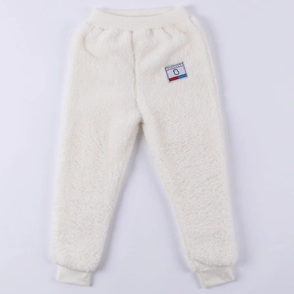 Unisex Ekru Welsoft Peluş Tek Alt ürün görseli 1