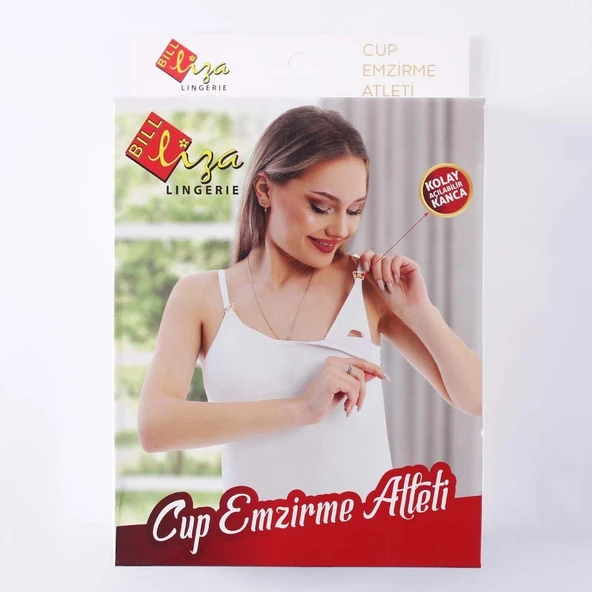 Liza Beyaz Cup Emzirme Atleti ürün görseli 1