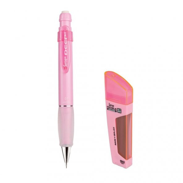 Serve Deep 0.7 mm Mekanik Kurşun Kalem Şeker Pembe - 0.7 mm Uç & Silgi ürün görseli 1