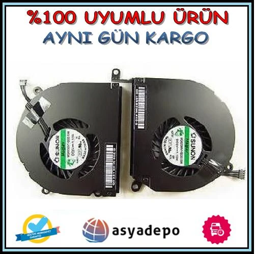 Apple Macbook Pro A1286 Sağ ve Sol Fan ürün görseli 1