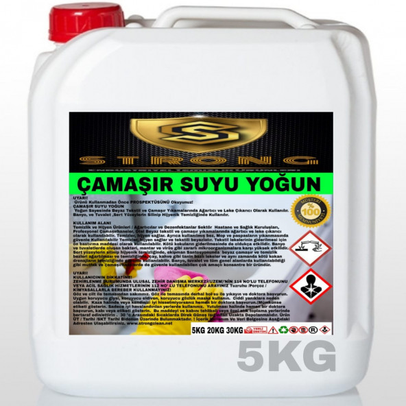 STRONG YOĞUN KIVAMLI ÇAMAŞIR SUYU 5KG ürün görseli 1