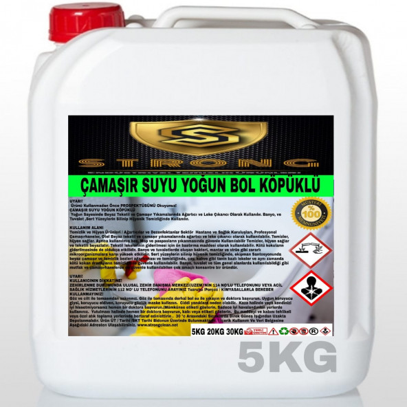 STRONG YOĞUN KÖPÜKLÜ ÇAMAŞIR SUYU 5KG ürün görseli 1