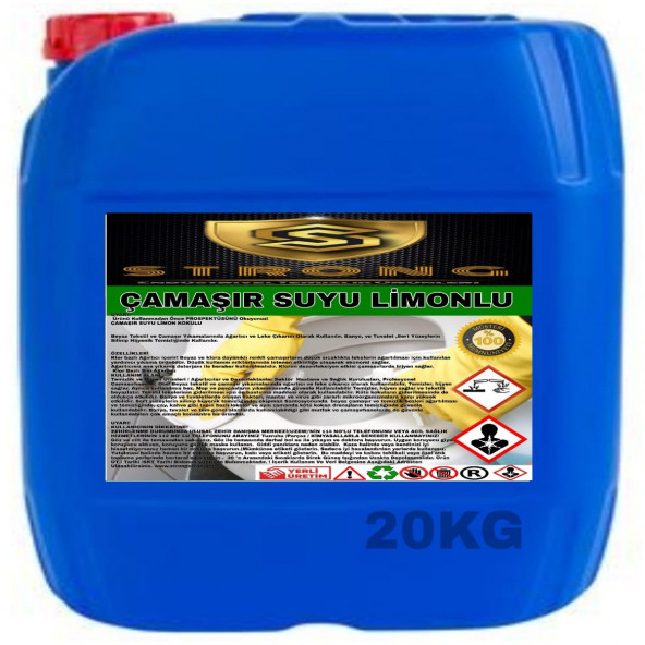 STRONG ÇAMAŞIR SUYU LİMON KOKULU 20KG ürün görseli 1