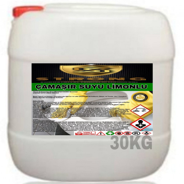 STRONG ÇAMAŞIR SUYU LİMON KOKULU 30KG ürün görseli 1