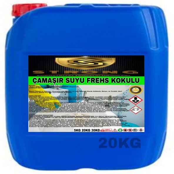 STRONG ÇAMAŞIR SUYU FRESH KOKULU 20KG ürün görseli 1