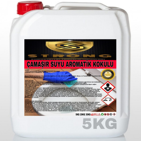STRONG ÇAMAŞIR SUYU AROMATİK KOKULU 5KG ürün görseli 1