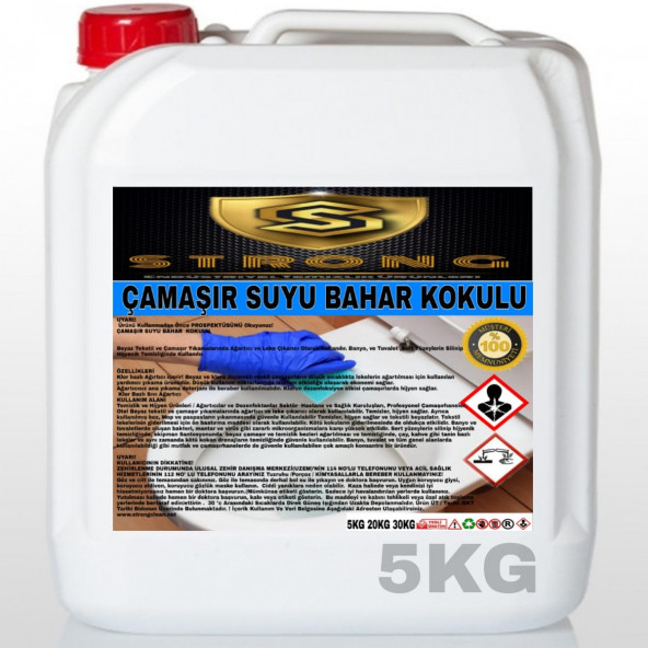 STRONG ÇAMAŞIR SUYU BAHAR KOKULU 5KG ürün görseli 1