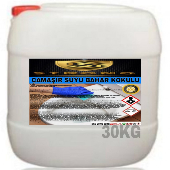 STRONG ÇAMAŞIR SUYU BAHAR KOKULU 30KG ürün görseli 1