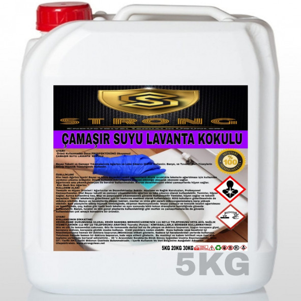 STRONG ÇAMAŞIR SUYU LAVANTA KOKULU 5KG ürün görseli 1