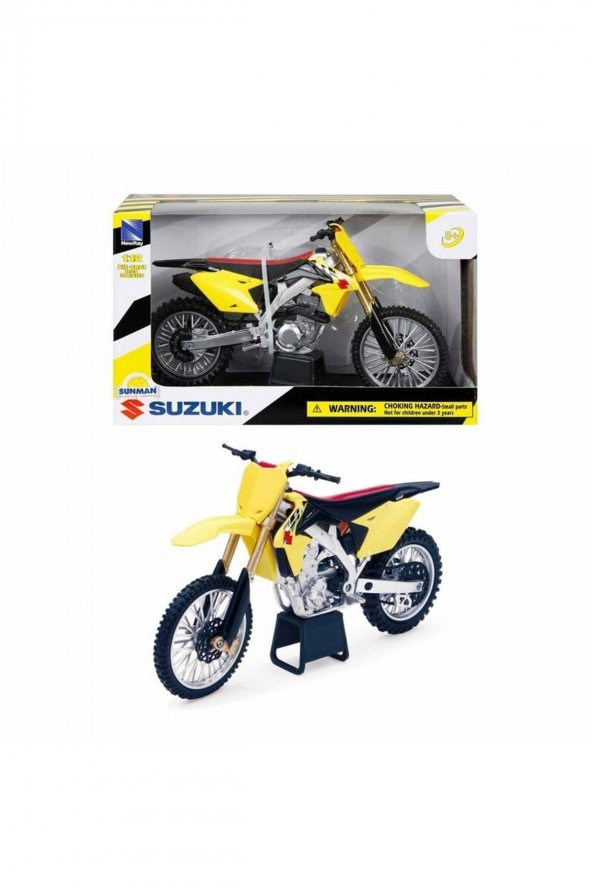 Suzuki Rm-z450 2014 Model Motorsiklet Sarı 1/12 Ölçek ürün görseli 1
