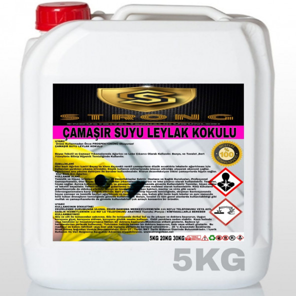 STRONG ÇAMAŞIR SUYU LEYLAK KOKULU 5KG ürün görseli 1