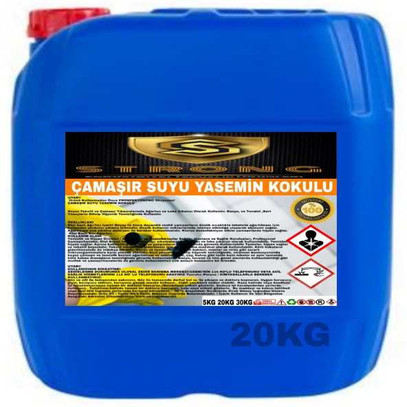STRONG ÇAMAŞIR SUYU YASEMİN KOKULU 20KG ürün görseli 1