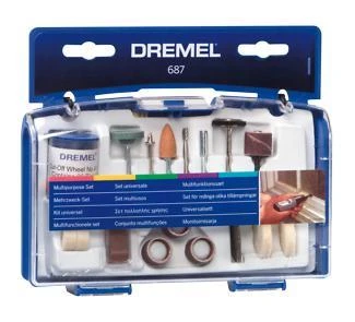 DREMEL ÇOK AMAÇLI AKSESUAR SETİ 687 52Lİ ürün görseli 1