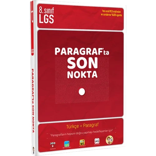 Tonguç 8. Sınıf Lgs Paragrafta Son Nokta ürün görseli 1