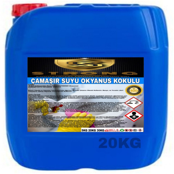 STRONG ÇAMAŞIR SUYU OKYANUS KOKULU 20KG ürün görseli 1