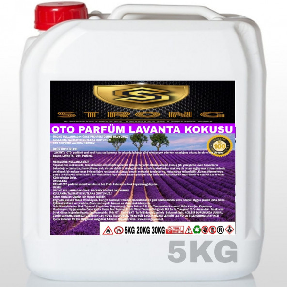 STRONG OTO PARFÜM LAVANTA 5KG ürün görseli 1