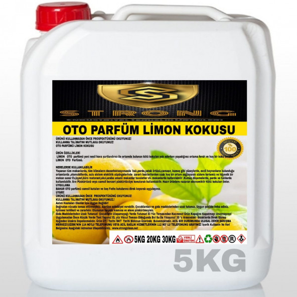 STRONG OTO PARFÜM LİMON 5KG ürün görseli 1